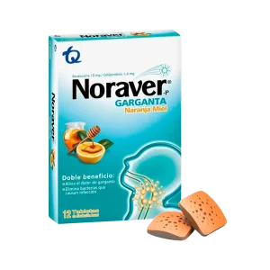 noraver naran/miel 12 tabletas