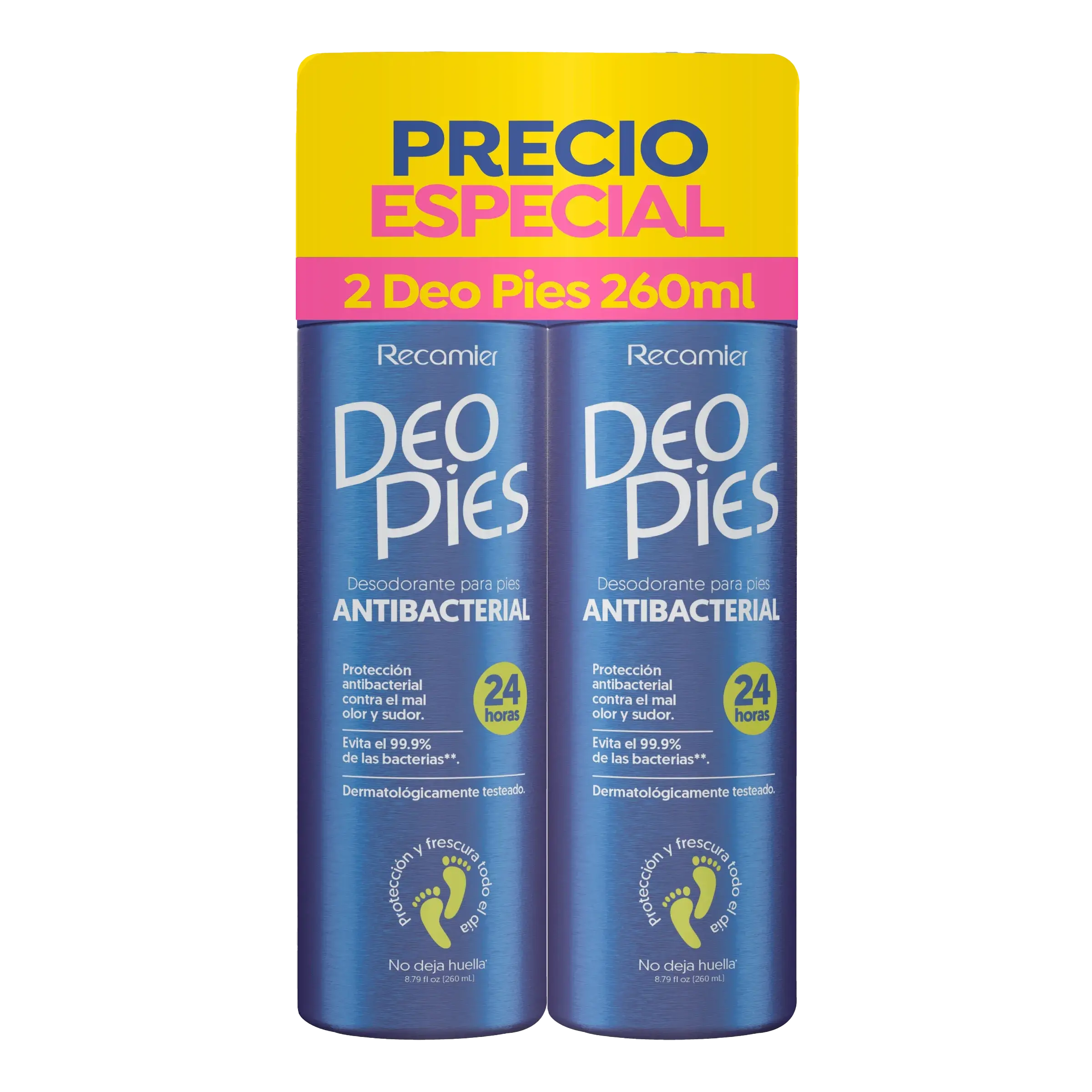 desodorante deopies antibac.spr duo 260 ml p.e