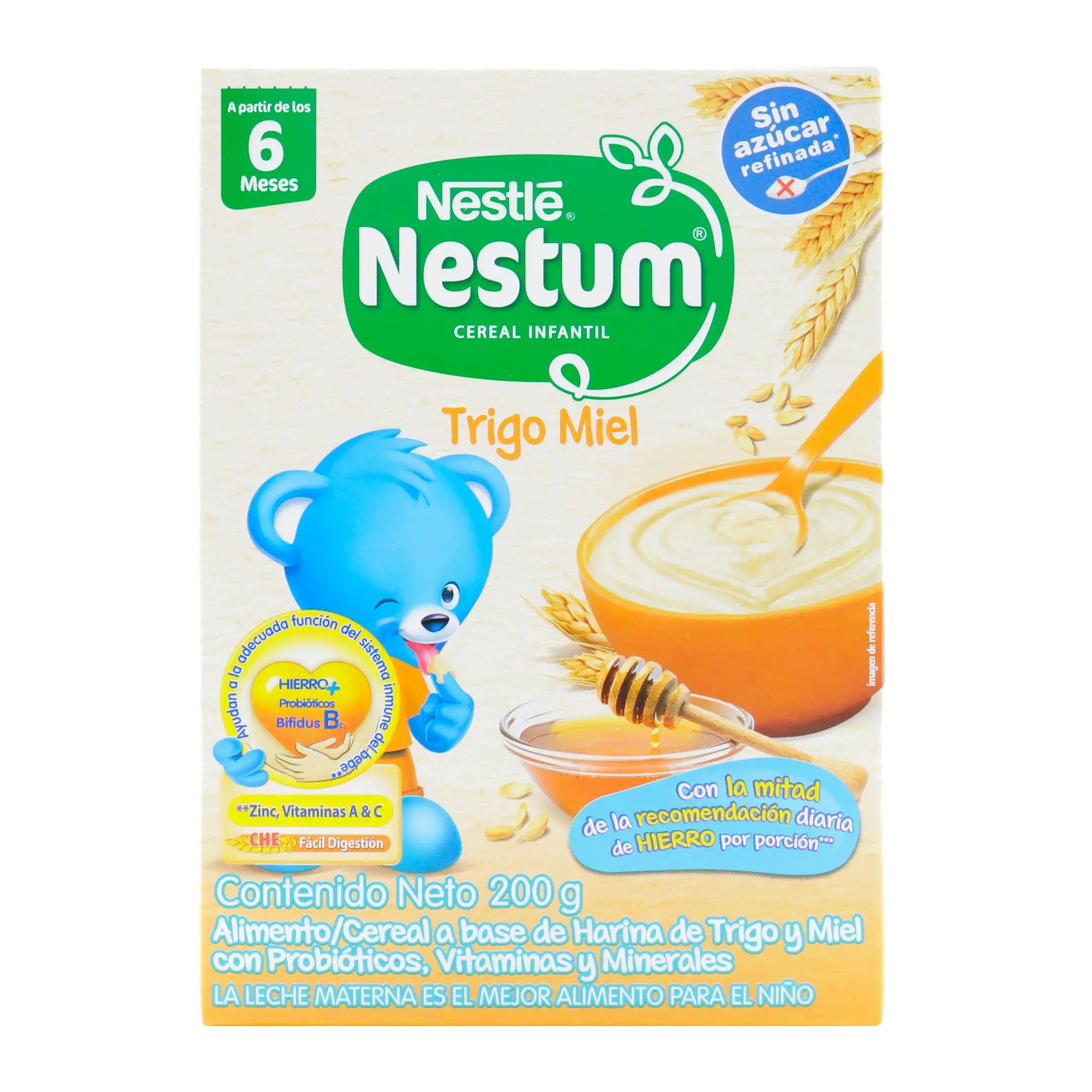nestle nestum bl trigo miel 200 gr