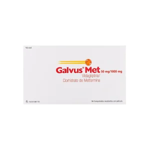 galvus met 50/1000 mg 56 tabletas (p)