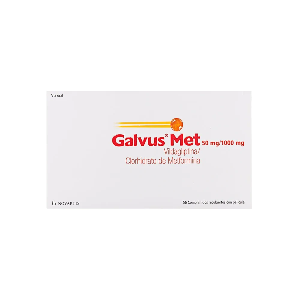 galvus met 50/1000 mg 56 tabletas (p)