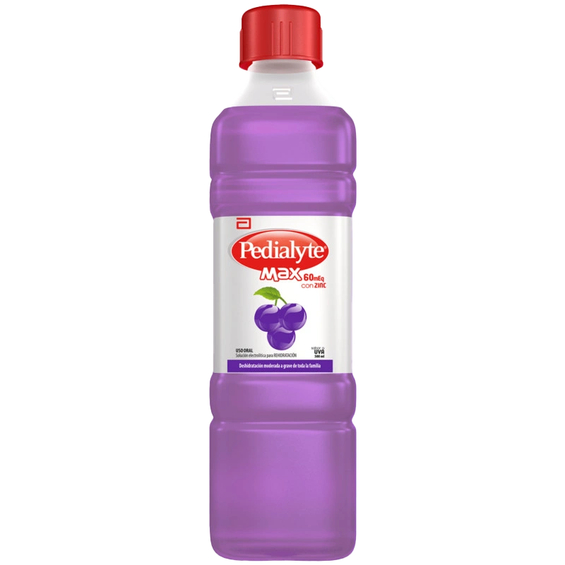 pedialyte max c/zinc 60 uva 500 ml