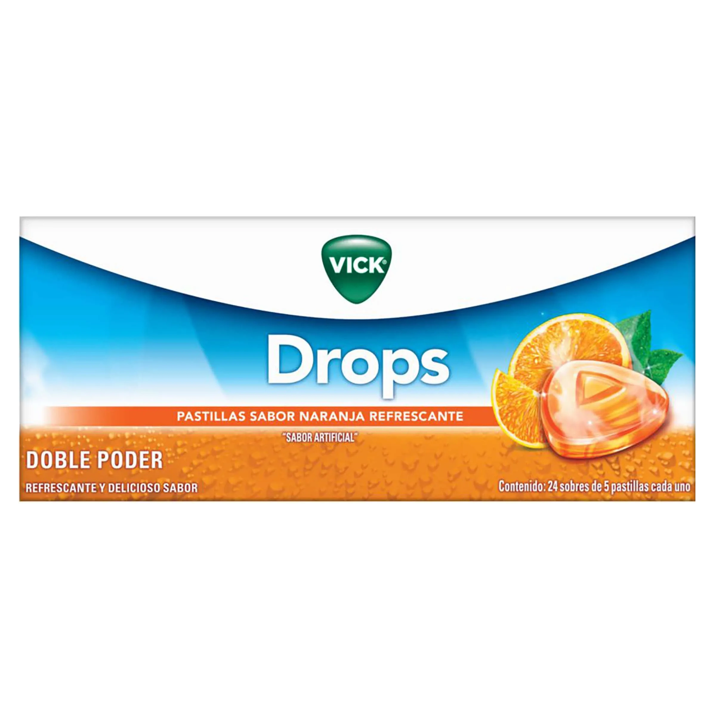 vick naranja 24 sbs 5 pastillas