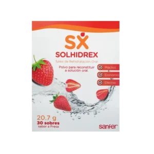solhidrex suero fresa 30 sobres