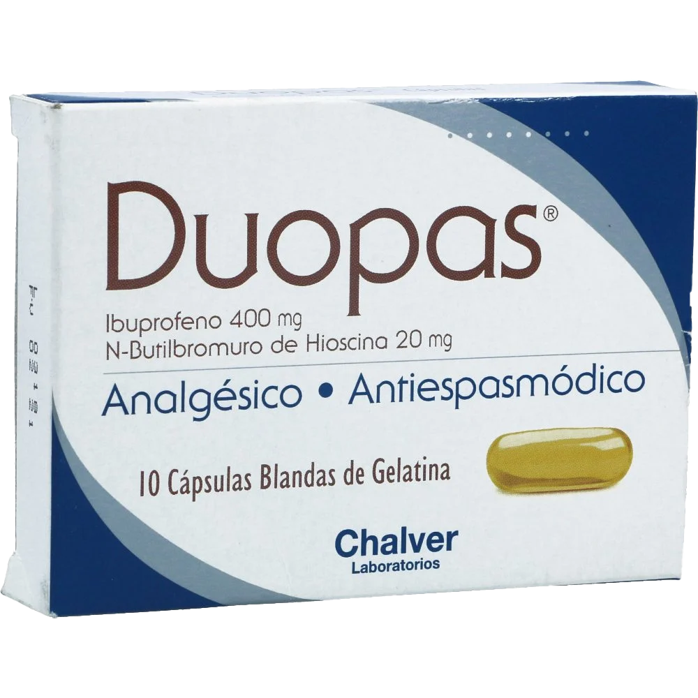 duopas 400/20 mg 10 capsulas