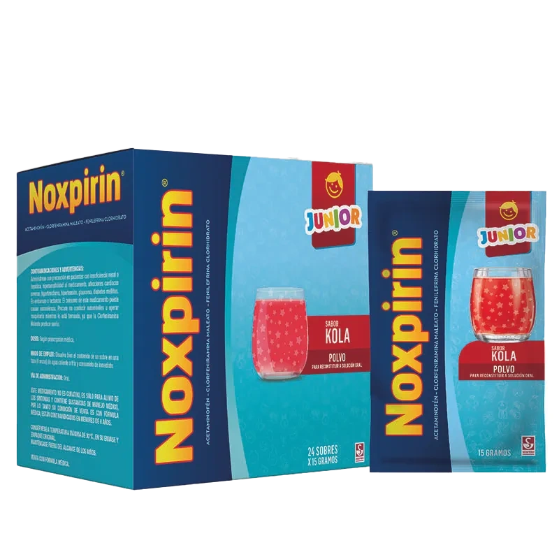 noxpirin f junior 15 gr 24 sobres