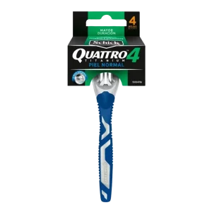maquina schick 4 quattro titanium