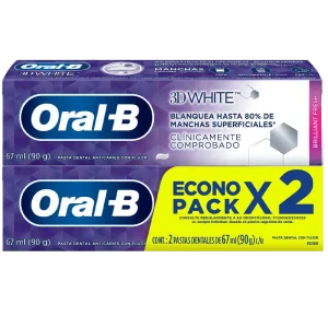 crema dent oral-b 3dw 67 ml 2 und