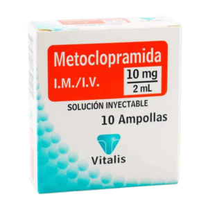 metoclopramida 10mg/2ml 10 ampollas vt