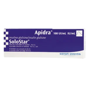 apidra solostar 1 lapicero 3 ml (p)