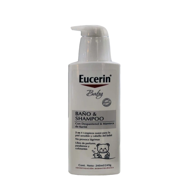 eucerin baby baño/champu 250 ml