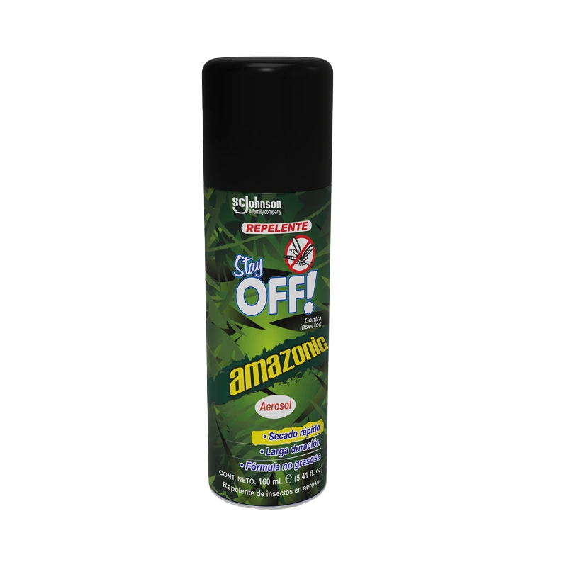 repelente stay off spray amazonic 160 ml