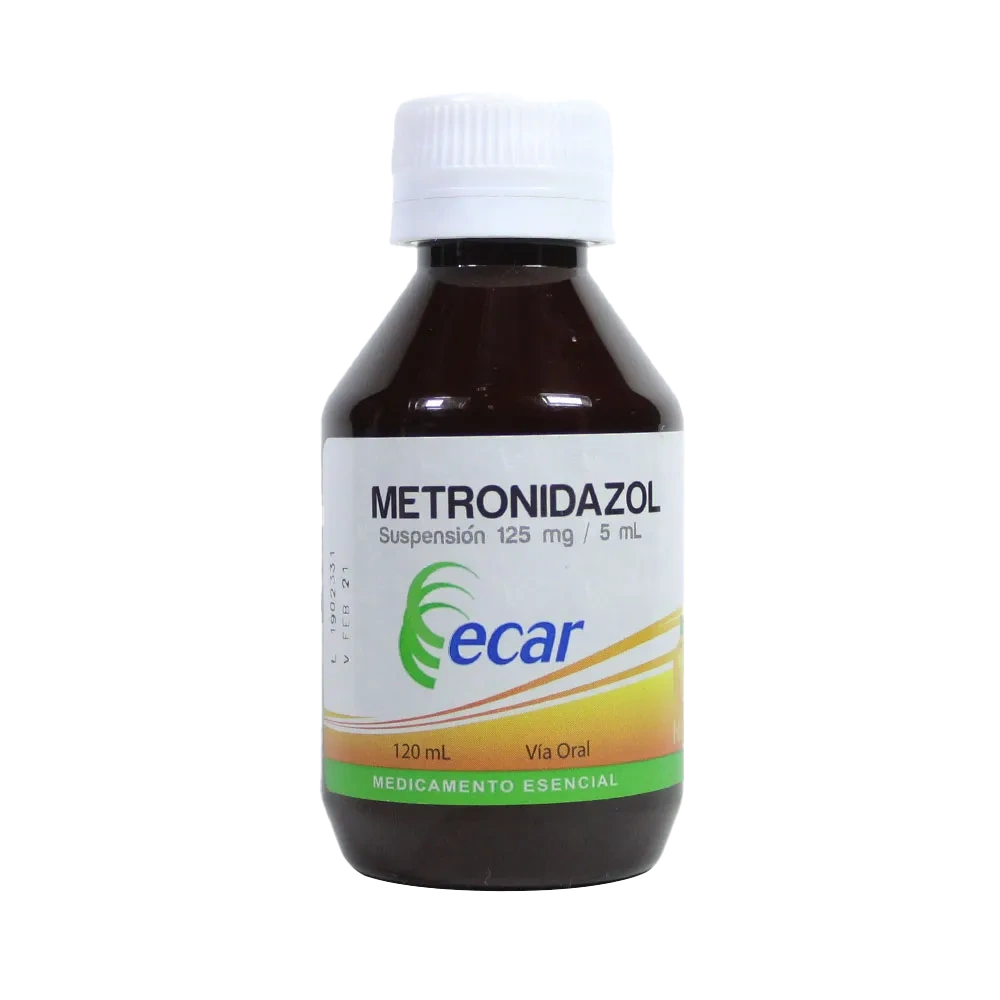 metronidazol 125 mg susp 120 ml ec