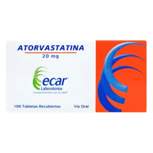 atorvastatina 20 mg 100 tabletas ec