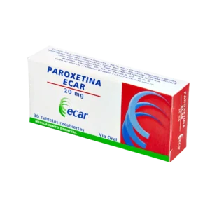 paroxetina 20 mg 30 tabletas ec