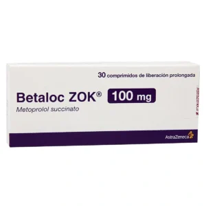 betaloc zok 100 mg 30 tabletas (p)
