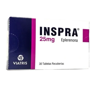 inspra 25 mg 30 tabletas