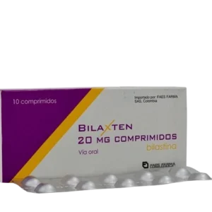 bilaxten 20 mg 10 tabletas (p)