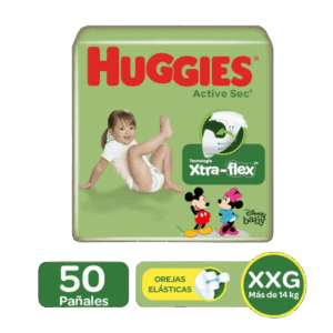 pañal huggies active sec et.5 xxg 50 und