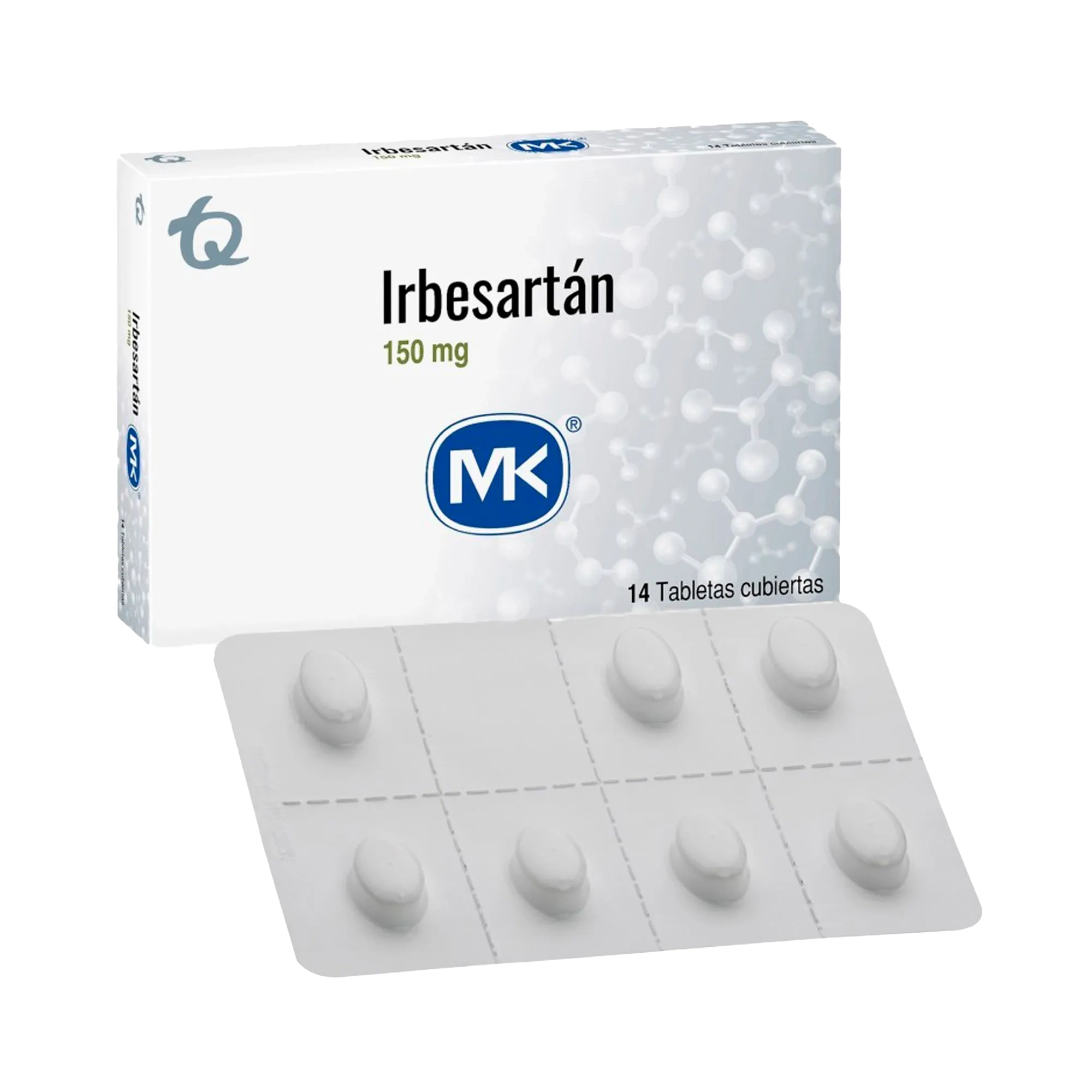 irbesartan 150 mg 14 tabletas mk (p)