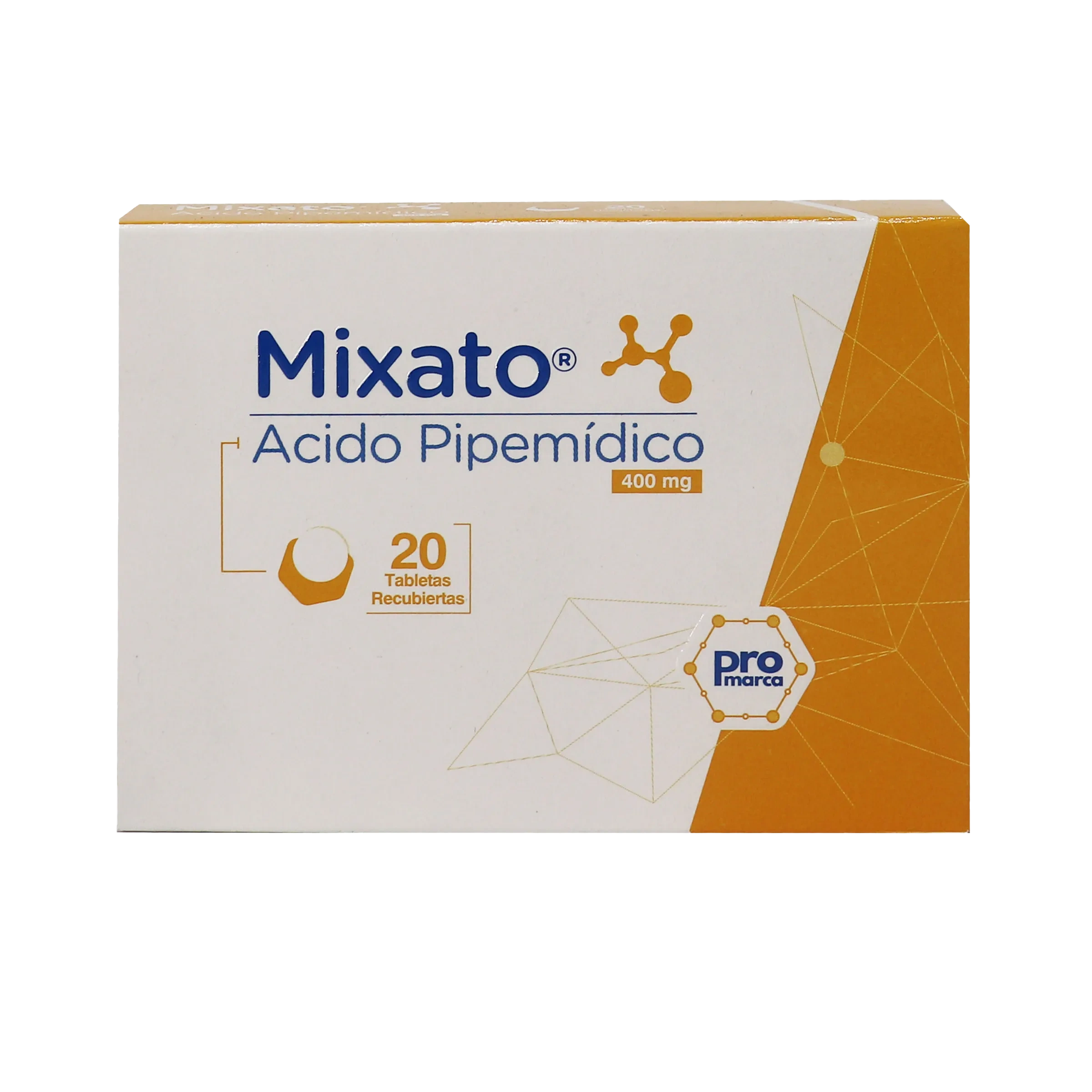 mixato 400 mg 20 tabletas
