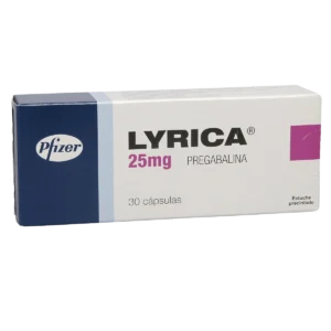 lyrica 25 mg 30 capsulas (p)