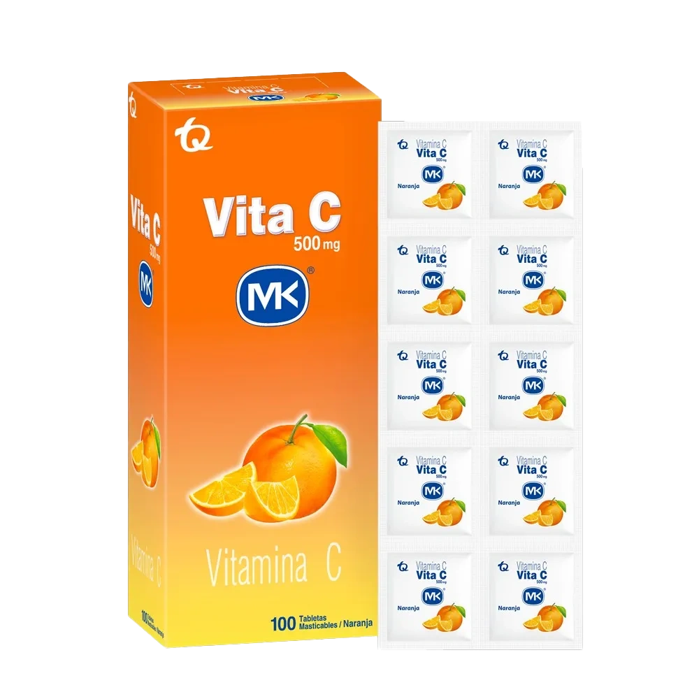 vitamina c 500 mg 100 tabletas mast