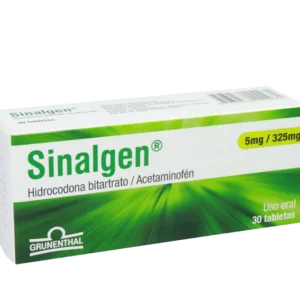 sinalgen 5/325 mg 30 tabletas