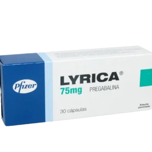 lyrica 75 mg 30 tabletas (p)