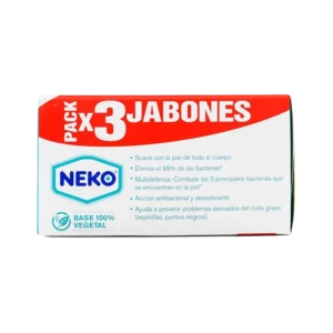 jabon neko blanco 125 gr 3 und