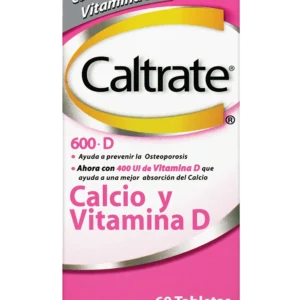 caltrate d 600 mg 400ui 60 tabletas