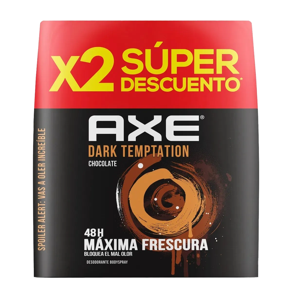 desodorante axe spra.dark tempt 150ml 2 und p.e