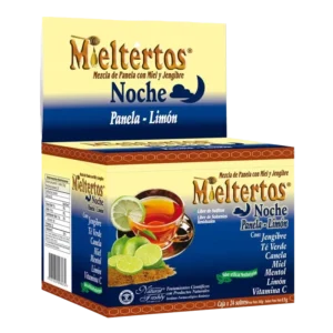 mieltertos gripa noche pane/limon 24 sobres
