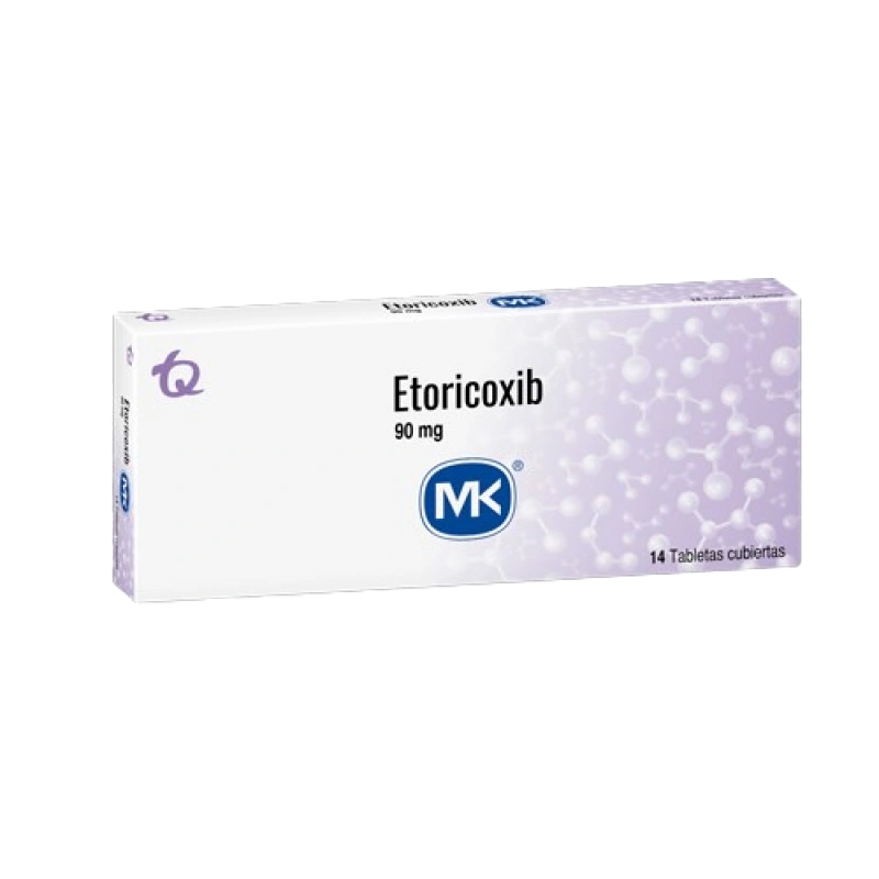etoricoxib 90 mg 14 tabletas mk