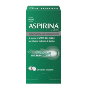 aspirina ultra 500 mg 100 tabletas