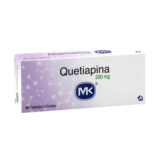 quetiapina 200 mg 30 tabletas mk (p)