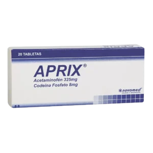aprix 325/8 mg 20 tabletas