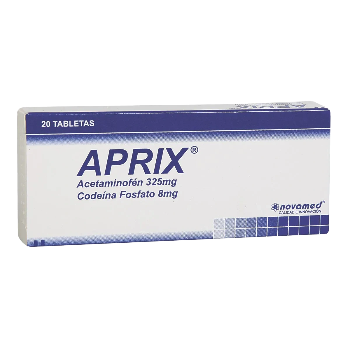 aprix 325/8 mg 20 tabletas
