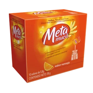 metamucil fibra 5.8 gr 10 sobres