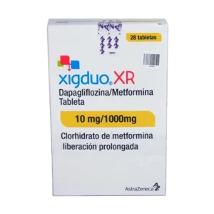 xigduo xr 10/1000 mg 28 tabletas