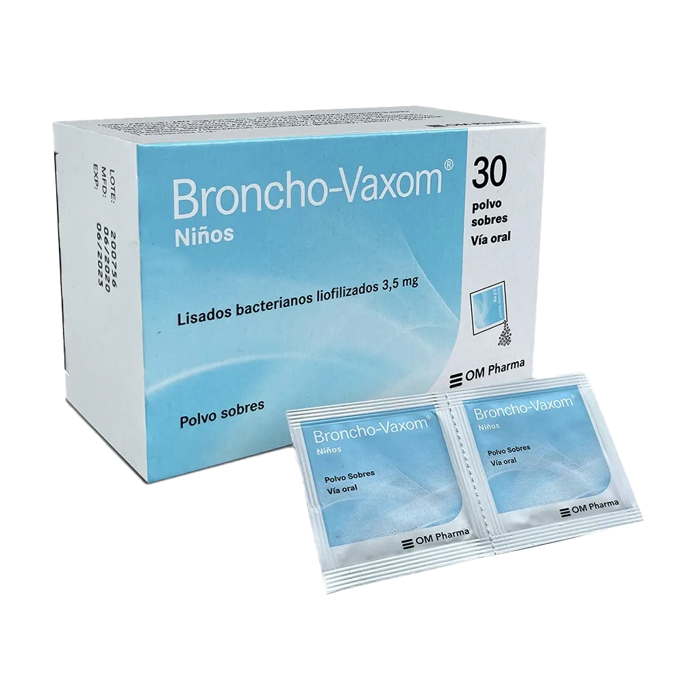 broncho vaxom niños 30 sobres