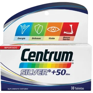 centrum silver 50 años 30 tab