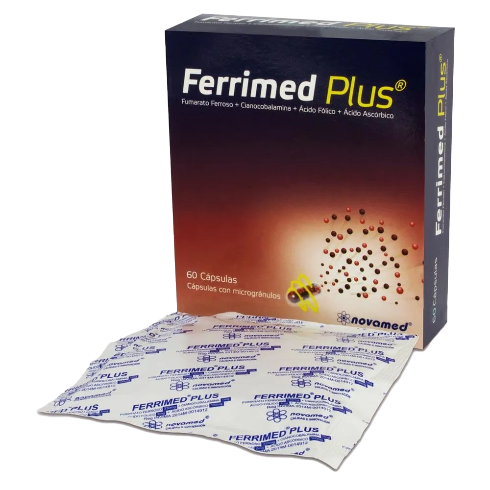 ferrimed plus 60 capsulas