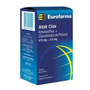 atak clav 875 mg 14 tabletas