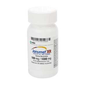 janumet xr 100/1000 mg 28 tabletas
