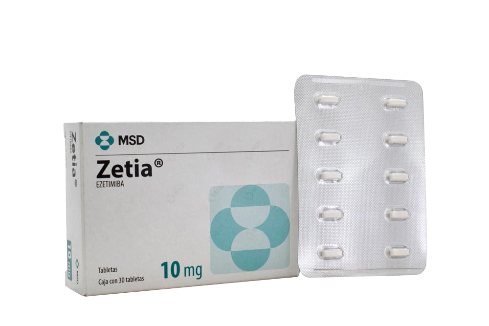 zetia 10 mg 30 tabletas (p)