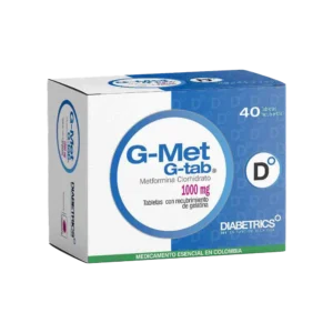 g met tabs 1000 mg 40 tabletas