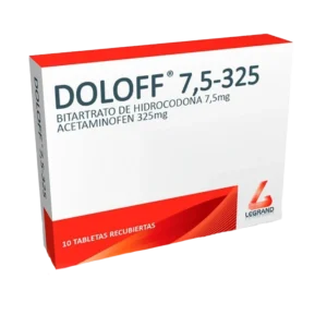 doloff 7.5/325 10 tabletas