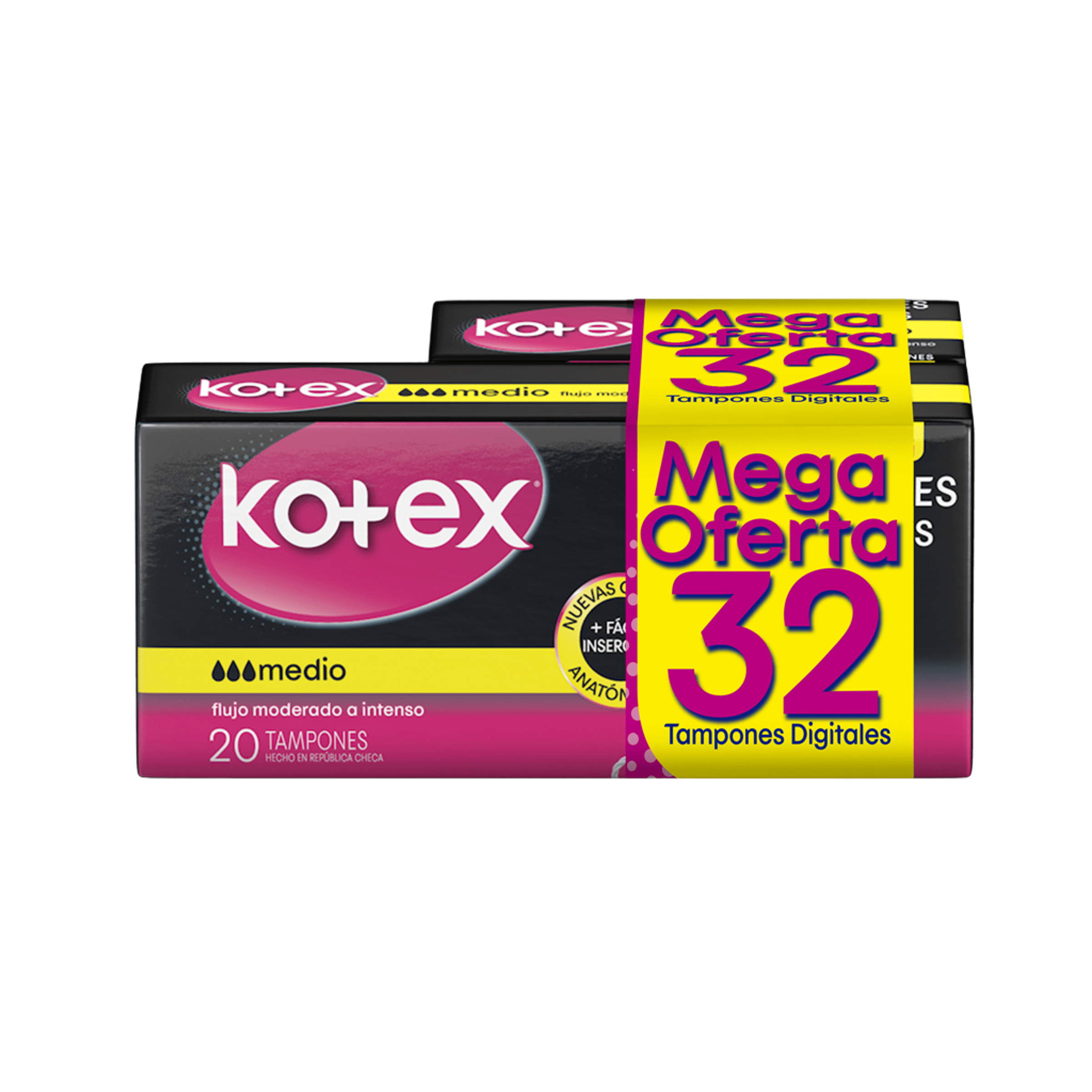 tampon kotex ev.dig medio 20 und+12 m.o