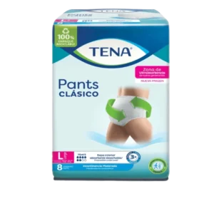 pañal tena pants clasico l 8 und